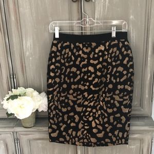 Ann Taylor Cheetah Pencil Skirt